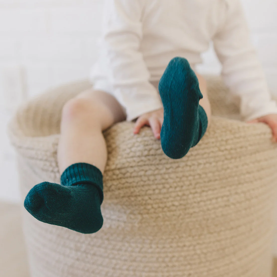 Wool Socks, Baby and Toddler, Pine - Image 7